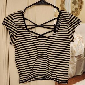 Striped Crop Top